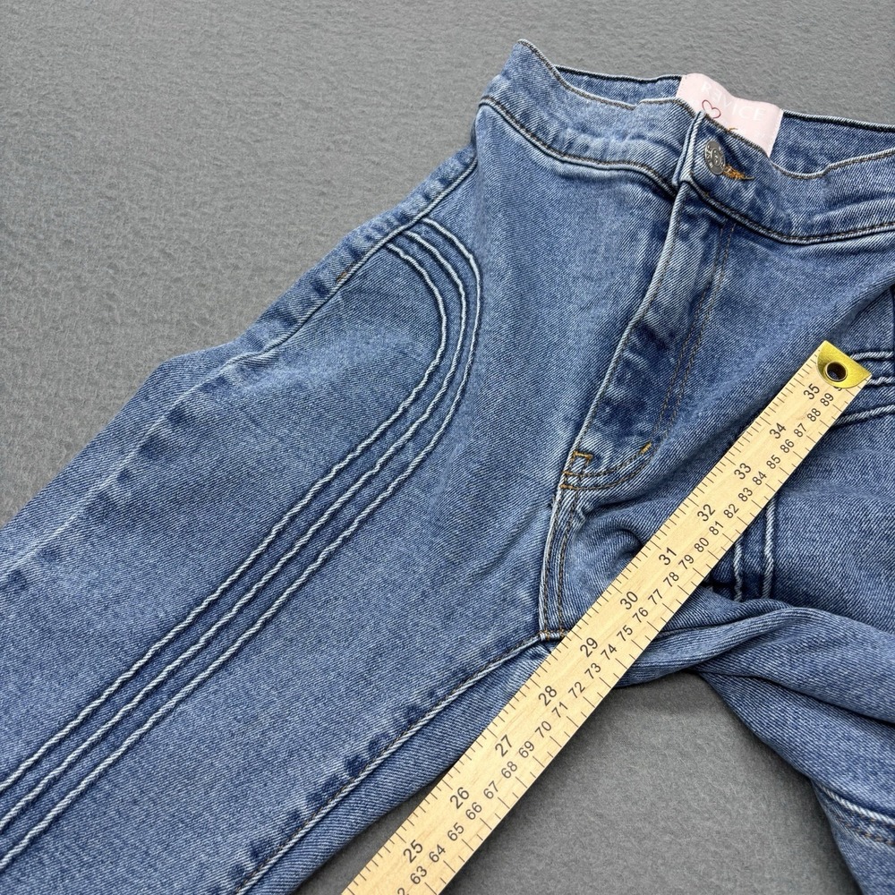Revice Jeans Womens 24 Blue Rollergirl Flare High Rise Bareback 70s Hippie Retro - Picture 8 of 11